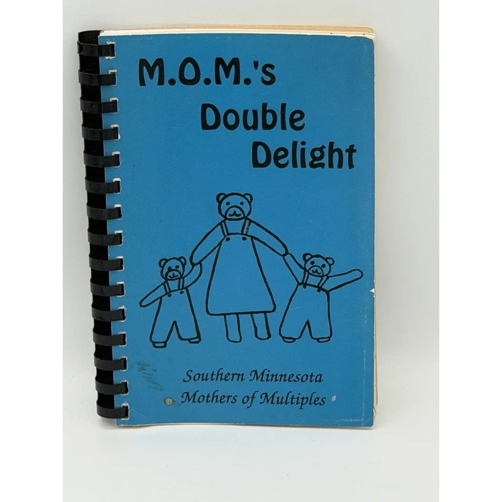 Southern Minnesota Mothers of Multiples Cookbook Moms Double Delight 1990s